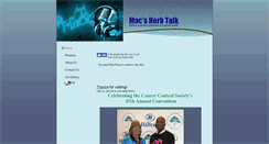 Desktop Screenshot of macsherbtalk.com