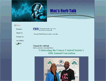 Tablet Screenshot of macsherbtalk.com